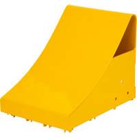 Cales-roue pour la glace, Acier, Jaune, 8-1/16" la x 10-5/8" p x 8-13/16" h Pathway Supply LP