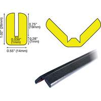 Butoir de protection de rebords mod&egrave;le W 1M, Longueur 3.25' Pathway Supply LP