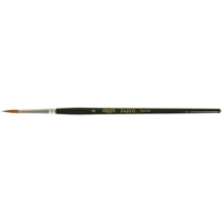 Pinceau d'artiste, Largeur de la brosse de 1/8", Martre rouge, Manche &agrave; Bois Pathway Supply LP