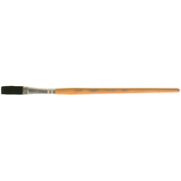 One Stroke Paint Brush, 3/8" Brush Width, Ox Hair, Wood Handle Pathway Supply LP