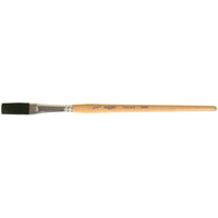One Stroke Paint Brush, 1/2" Brush Width, Ox Hair, Wood Handle Pathway Supply LP