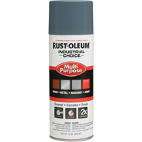 Industrial Choice&reg; 1600 System Multi-Purpose Enamel Spray Paint, Machine Grey, Gloss, 12 oz., Aerosol Can Pathway Supply LP