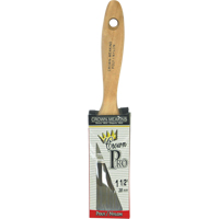 Pinceau droit Pro, Poly/nylon, Manche Bois, Largeur de 1-1/2" Pathway Supply LP
