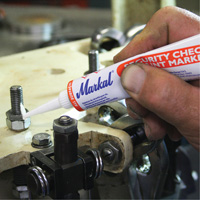 Security Check Paint Marker, 1.7 oz., Tube, Black Pathway Supply LP