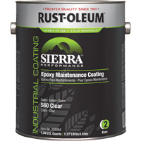 Sierra S60 Water-Based Epoxy Maintenance Coating Part 2 Base, Gallon, Clear Pathway Supply LP