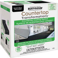 Syst&egrave;me de rev&ecirc;tement au mica pour comptoir Countertop Transformations, 1,42 L, Trousse, Mica noir Pathway Supply LP