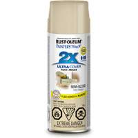 Peinture &agrave; pouvoir couvrant &eacute;lev&eacute; Painter's Touch, Blanc bisque d'ivoire, Semi-brillant, Canette a&eacute;rosol Pathway Supply LP