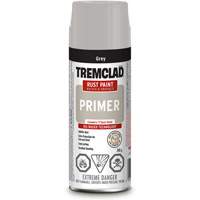 Couche de fond antirouille en vaporisateur Tremclad, Gris, Tr&egrave;s mat, Canette a&eacute;rosol Pathway Supply LP