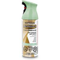 Universal&reg; Enamel Paint & Primer In One, Modern Mint Green, Gloss, Aerosol Can Pathway Supply LP