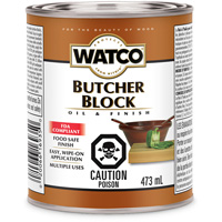 Watco&reg; Butcher Block Oil & Finish, 473 ml, Clear, Transparent Pathway Supply LP