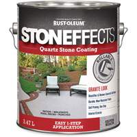 Stoneffects Quartz Stone Coating, 3.78 L, Water-Based, Textured, Grey Pathway Supply LP