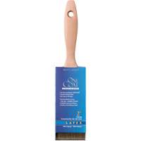 Pinceau pour murs et garnitures 100% One Coat, Polyester, Manche Bois, Largeur de 2" Pathway Supply LP