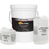 6700 100% Solids Decorative Epoxy, 3 gal., Epoxy-Based, High-Gloss, Clear Pathway Supply LP