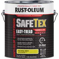 SafeTex&reg; Easy-Tread Acrylic Coating, 1 gal., Water-Based, Flat/Textured, Yellow Pathway Supply LP