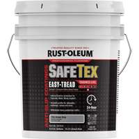 SafeTex&reg; Easy-Tread Acrylic Coating, 4 gal., Water-Based, Flat/Textured, Grey Pathway Supply LP