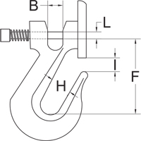 Clevis Grab Hook with Latch - Grade 70 Pathway Supply LP