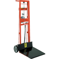 Empileur &agrave; plateforme, M&eacute;canisme Treuil manuel, Capacit&eacute; de 750 lb, Levage max de 40" Pathway Supply LP