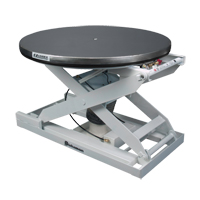 Positionneur pour palette &agrave; nivellement automatique EZ Loader E - plateforme en acier inoxydable, 43" lo x 43" la, Capacit&eacute; 4000 lb Pathway Supply LP
