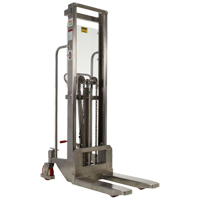 Gerbeur Hefti-Lift, M&eacute;canisme Pompe au pied, Capacit&eacute; de 880 lb, Levage max de 59" Pathway Supply LP