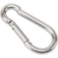Stainless Steel Snap Hook, 220 lbs (0.11 tons) Working Load Limit, 3/16" Size, 5/16" Eye Pathway Supply LP