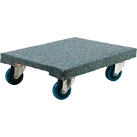Wood Dollies - Heavy-Duty, Rubber Wheels, 1400 lbs. Capacity, 18" W x 24" D x 7" H Pathway Supply LP