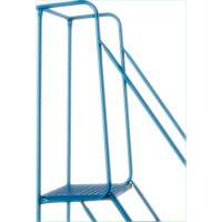 CSA-Certified Rolling Step Ladder, 4 Steps, 22" Step Width, 37" Platform Height, Steel Pathway Supply LP