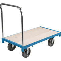 Heavy-Duty Platform Truck, 48" L x 24" W, 2500 lbs. Capacity, Nylon Casters Pathway Supply LP