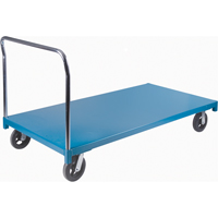 Chariot &agrave; plateforme robuste, 72" lo x 36" la x Capacit&eacute; 2000 lb, Roues en Caoutchouc Pathway Supply LP