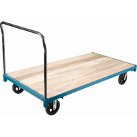 Heavy-Duty Platform Truck, 96" L x 48" W, 2000 lbs. Capacity, Rubber Casters Pathway Supply LP