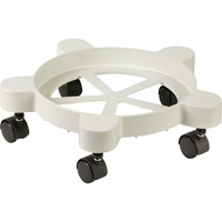 Lil'Dolly Pail Dollies, Plastic, 75 lbs. Capacity, 11" Diameter, Plastic Casters Pathway Supply LP