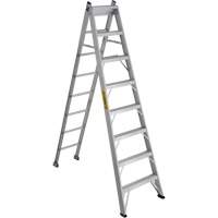 2700 Series Industrial Duty Multi-Way Ladders, 8', Aluminum, 250 lbs. Cap., ANSI 1, CSA 1 Pathway Supply LP