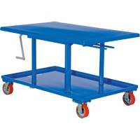 Table &eacute;l&eacute;vatrice &agrave; montant, 42" lo x 30" la, Acier, Capacit&eacute; 2000 lb Pathway Supply LP