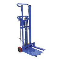 Empileur &agrave; plateforme, M&eacute;canisme Pompe au pied, Capacit&eacute; de 750 lb, Levage max de 52" Pathway Supply LP