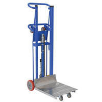 Gerbeur &agrave; plateforme hydraulique, M&eacute;canisme Pompe au pied, Capacit&eacute; de 750 lb, Levage max de 52" Pathway Supply LP