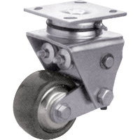 Heavy-Duty Caster, Swivel, 4" (101.6 mm), Solid Elastomer, 900 lbs. (408 kg.) Pathway Supply LP