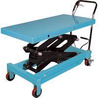 Heavy-Duty Hydraulic Scissor Lift Table, 48" L x 24" W, Steel, 1545 lbs. Capacity Pathway Supply LP
