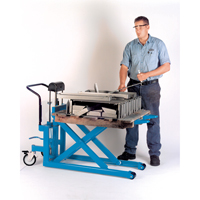 Hydraulic Skid Scissor Lift/Table, 42-1/2" L x 20-1/2" W, Steel, 1000 lbs. Capacity Pathway Supply LP