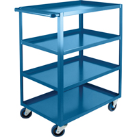 Heavy-Duty Shelf Carts, 4 Tiers, 24" W x 48" H x 39" D, 1200 lbs. Capacity Pathway Supply LP