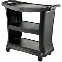 Chariot de service de direction, 3 tiers, 20" x 38" x 39", Capacit&eacute; 300 lb Pathway Supply LP