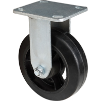 Mold-on Caster, Rigid, 6" (152.4 mm), Rubber, 550 lbs. (249 kg.) Pathway Supply LP