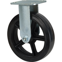 Mold-on Caster, Rigid, 8" (203.2 mm), Rubber, 660 lbs. (299 kg.) Pathway Supply LP