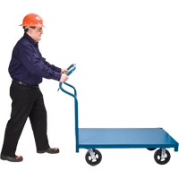 Chariots ergonomiques &agrave; plateforme pour ramassage de commande Pathway Supply LP