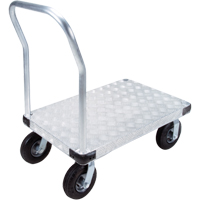 Aluminum Platform Truck, 24" W x 36" L, 1400 lbs. Cap., Pneumatic Wheels Pathway Supply LP