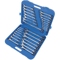 CWS-32SM Raised Panel Wrench Set, Combination, 32 Pieces, Imperial and Metric Pathway Supply LP