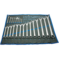 Raised Panel Combination Wrench Set, Combination, 22 Pieces, Metric Pathway Supply LP