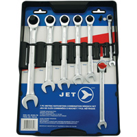 RCWS-7M Long Pattern Wrench Set, Ratcheting Combination, 7 Pieces, Metric Pathway Supply LP