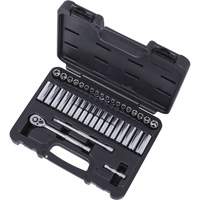 ISK-1440SM SAE/Metric Socket Set, 40 Pcs, 1/4" Drive Size, Deep Pathway Supply LP