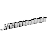 SS1215-6 6-Point SAE Socket Set, 15 Pcs, Impact, 1/2" Drive Size Pathway Supply LP