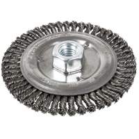Stringer Bead Brush, 5" Dia., 0.022" Fill, 5/8"-11 Arbor, Steel Pathway Supply LP