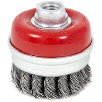 High-Performance Knot Banded Cup Brush, 3" Dia. x 5/8"-11 Arbor Pathway Supply LP